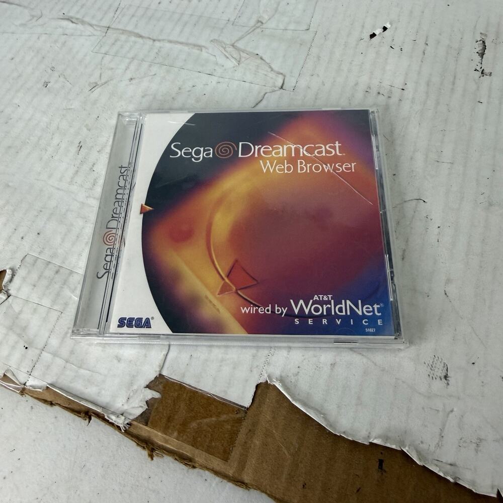 Sega Dreamcast Web Browser Disc Brand New Sealed Crack On Case